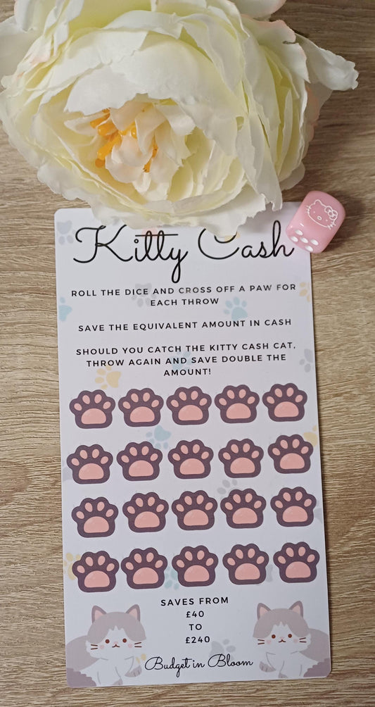 Kitty Cash Savings Challenge