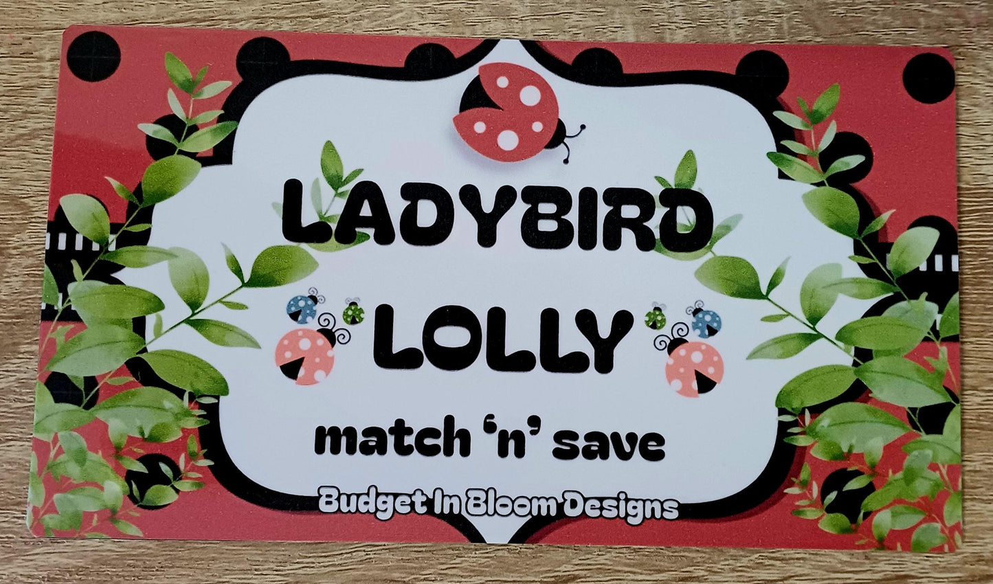 Ladybird Lolly Savings Challenge