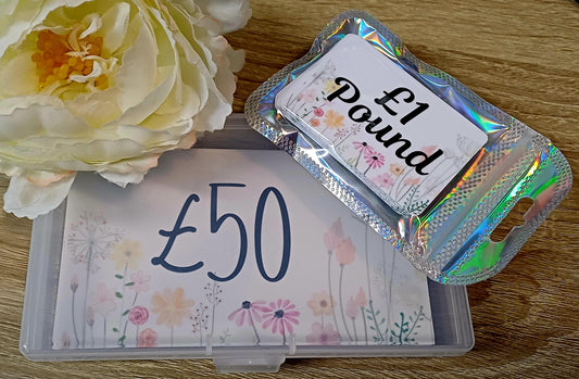 Pretty Floral Cash Placeholders