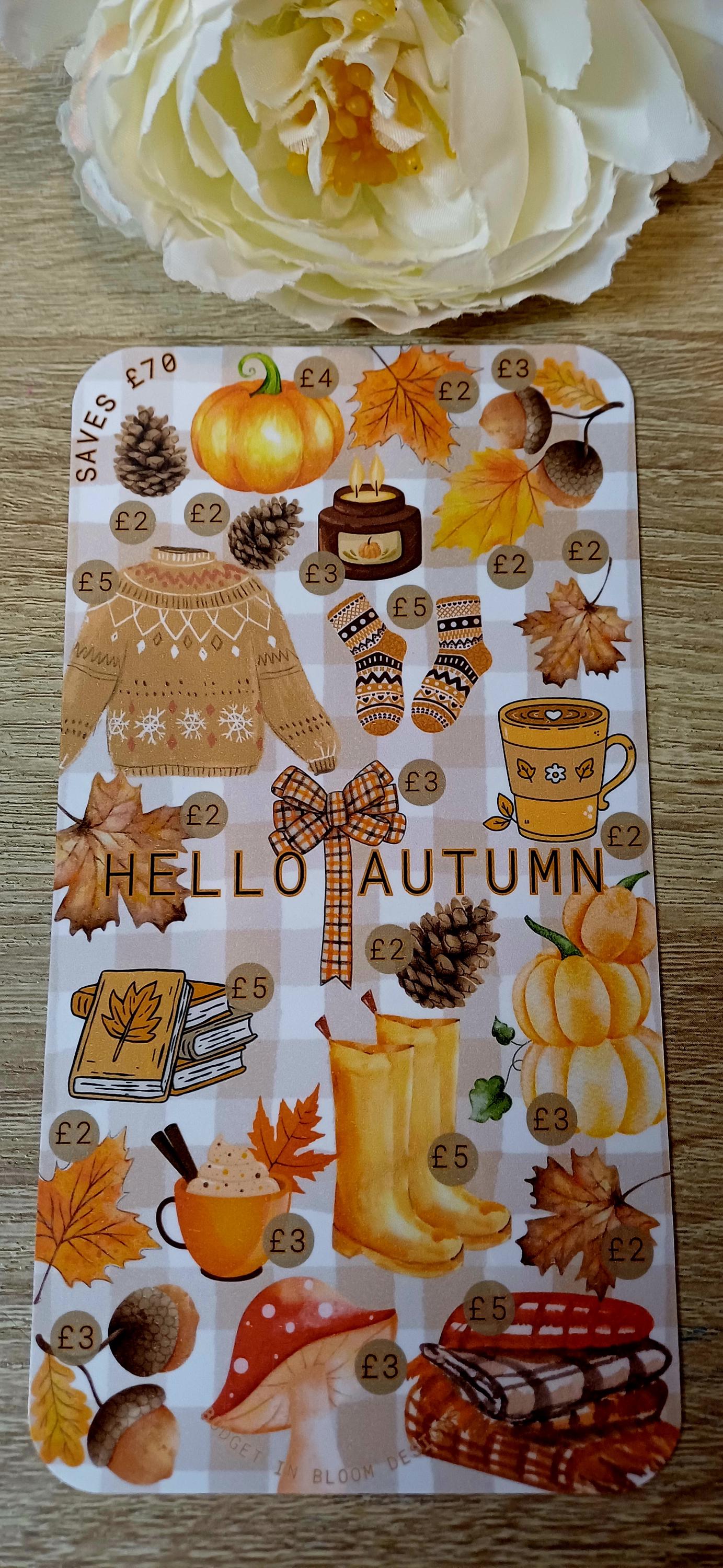 Hello Autumn Money Saving Challenge