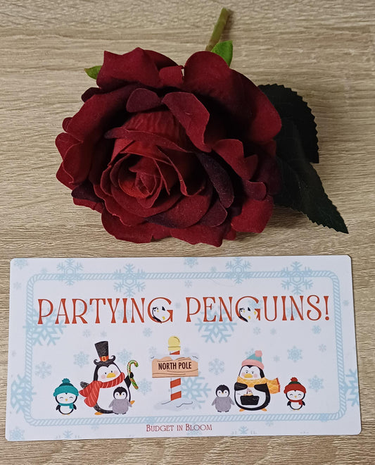 Partying Penguins Savings Challenge