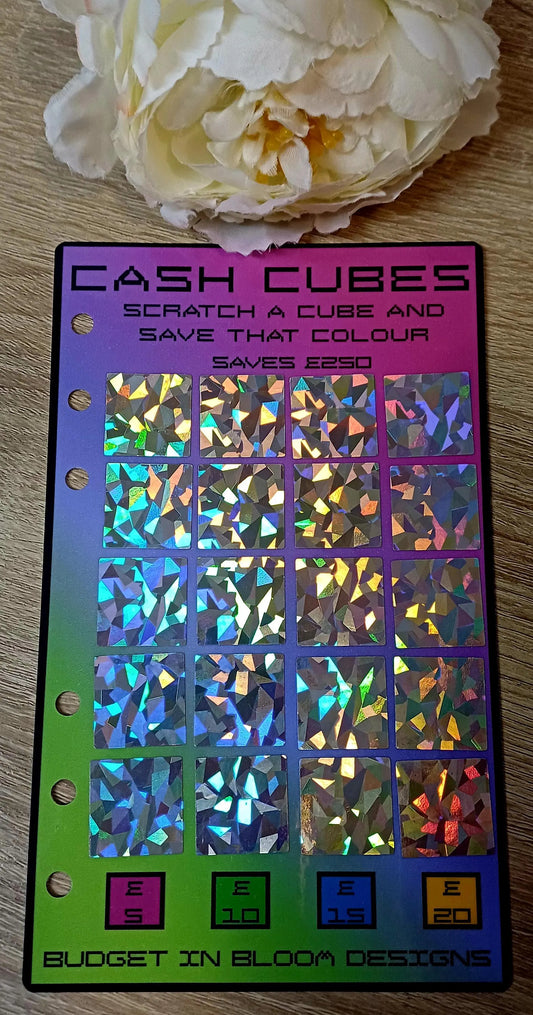 Cash Cubes - Scratch Off Savings challenge
