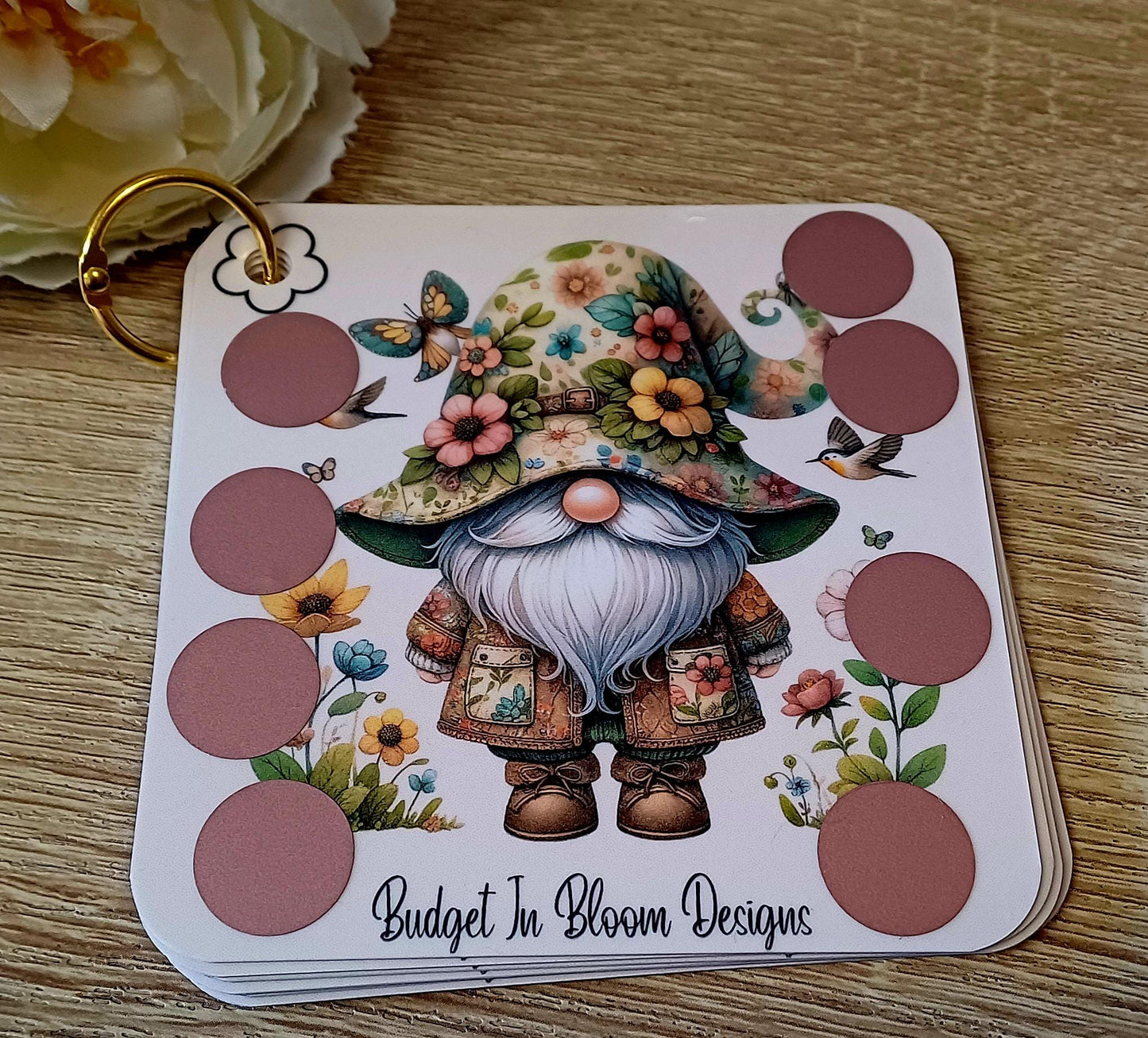 Floral Gonks Roll 'n' Scratch Savings Challenge (Copy)