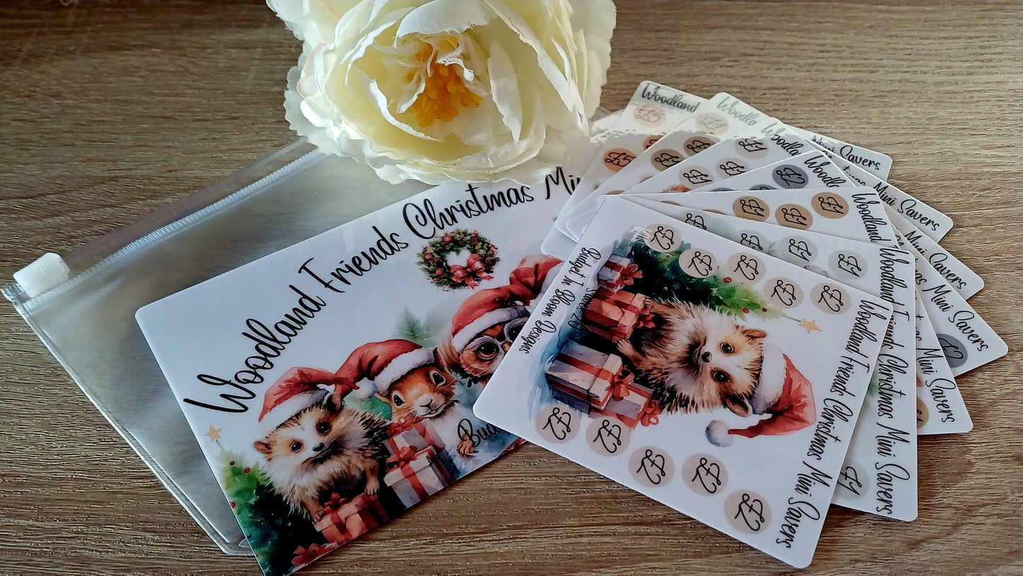 Woodland Friends Christmas Mini Savers Saving Challenge