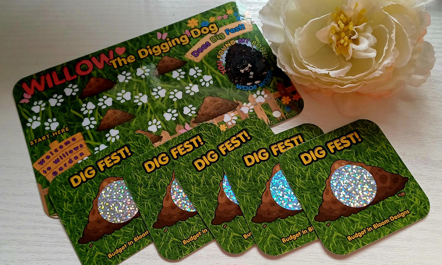 Willow, The Digging Dog, Does Dig Fest Savings Challenge