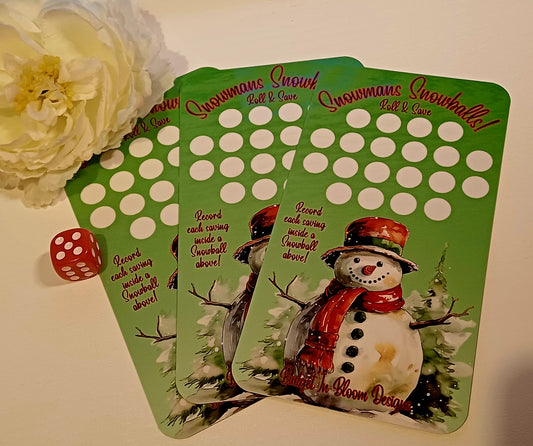 Snowman's Snowballs Savings Challenge