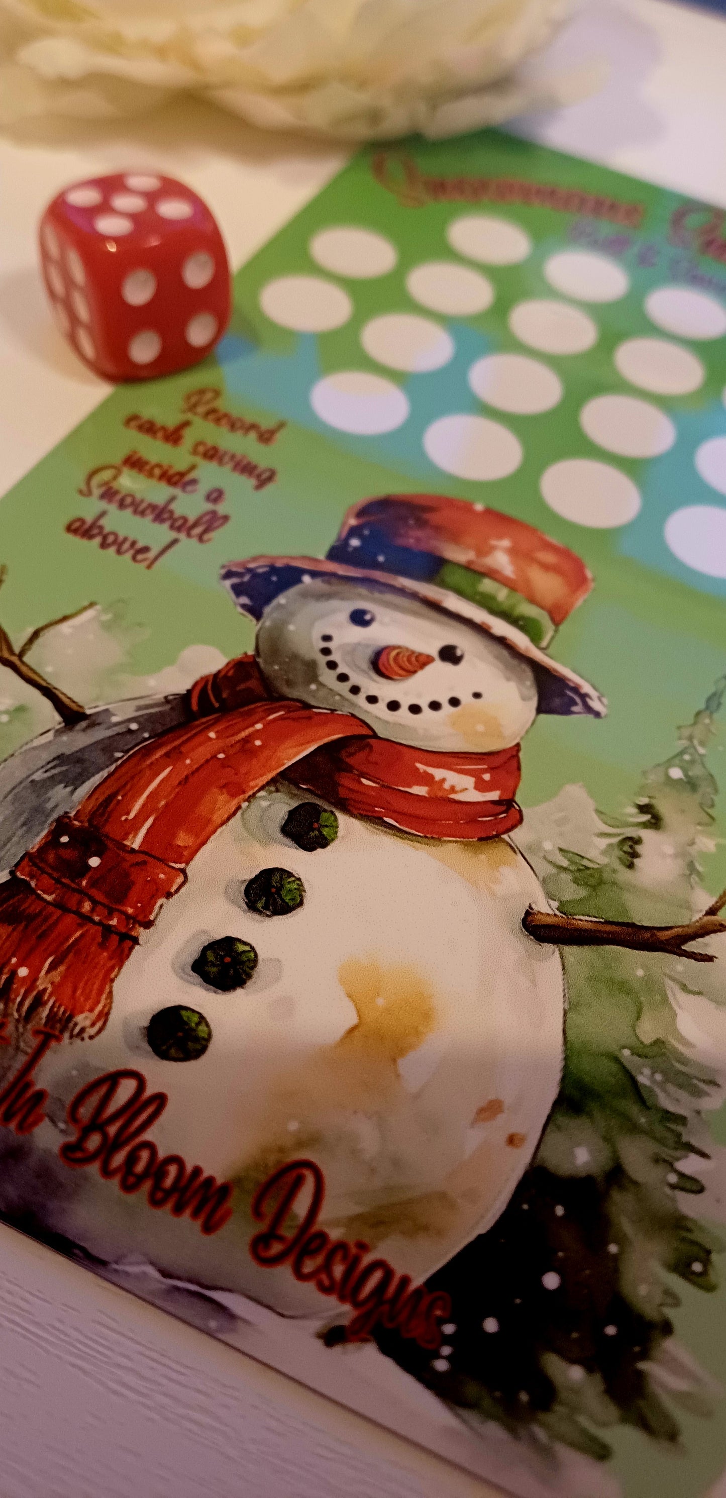 Snowman's Snowballs Savings Challenge