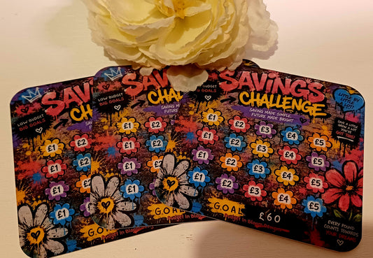 Floral Graffiti Savings Challenge