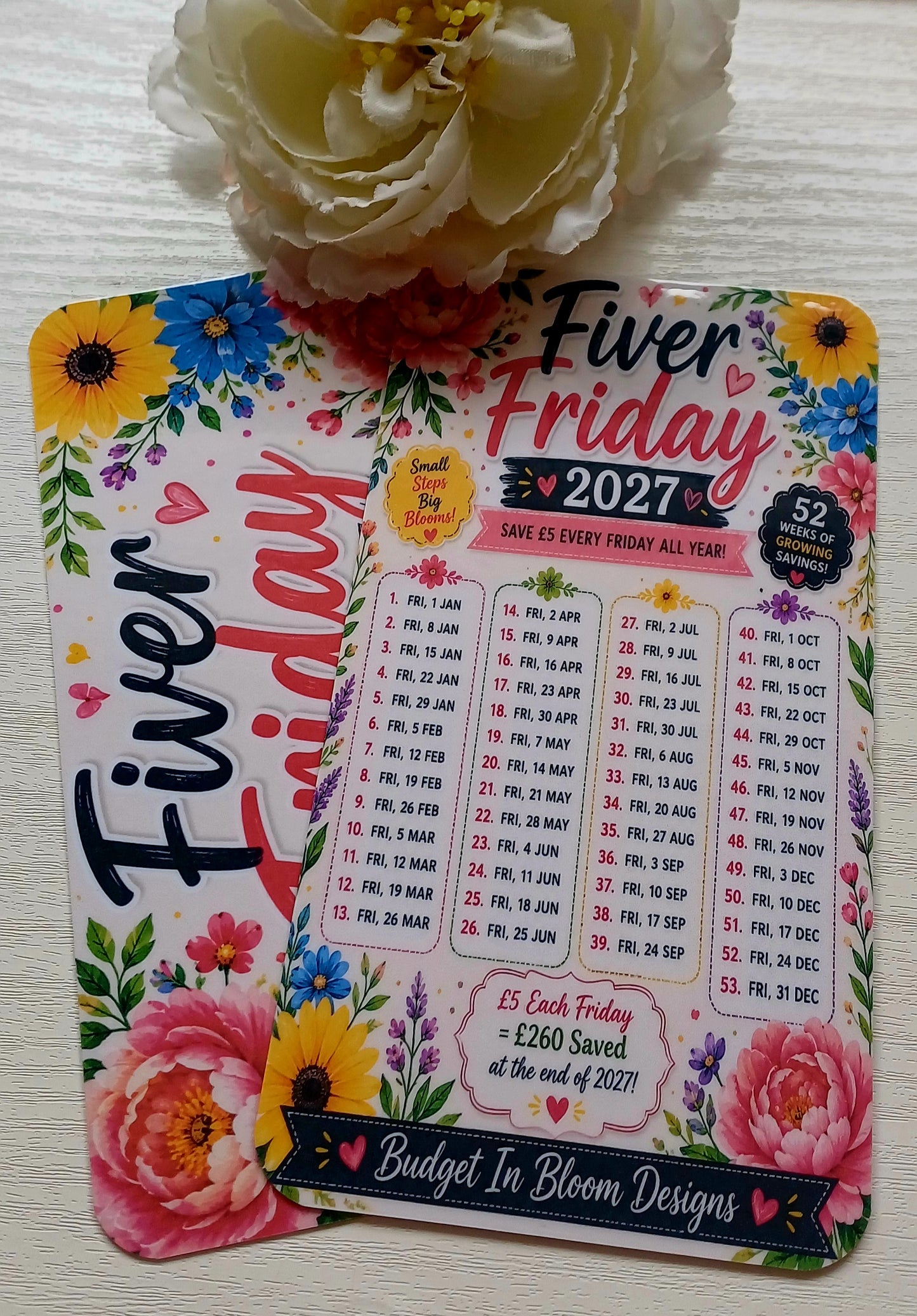 Fiver Friday Savings Challenge