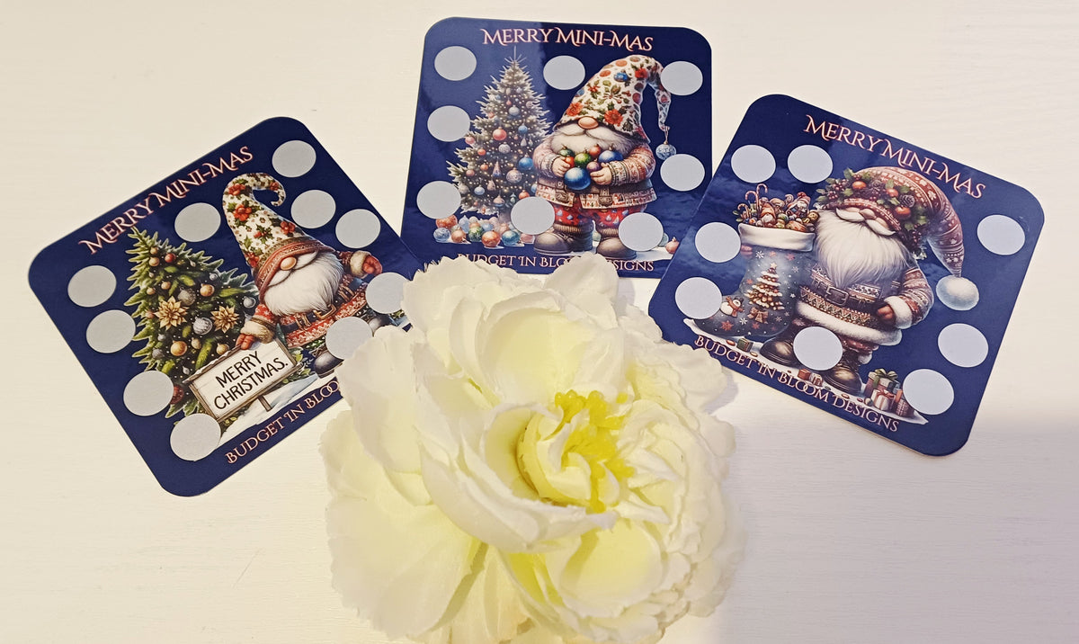 Merry Mini-Mas Mini Scratch Off Savings Challenge Set