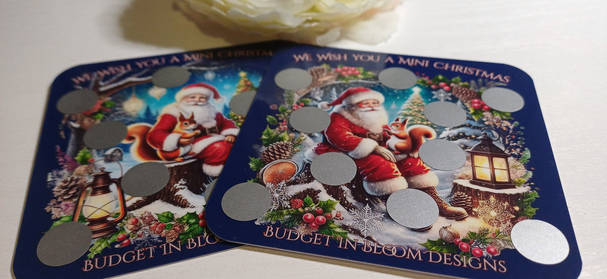 Wishing You A Mini Christmas Mini Scratch Off Savings Challenge Set