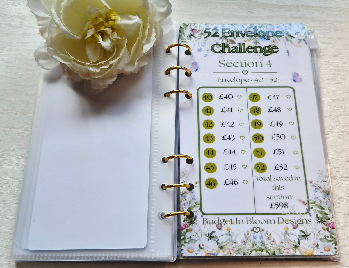 52 Envelope Challenge Binder Set