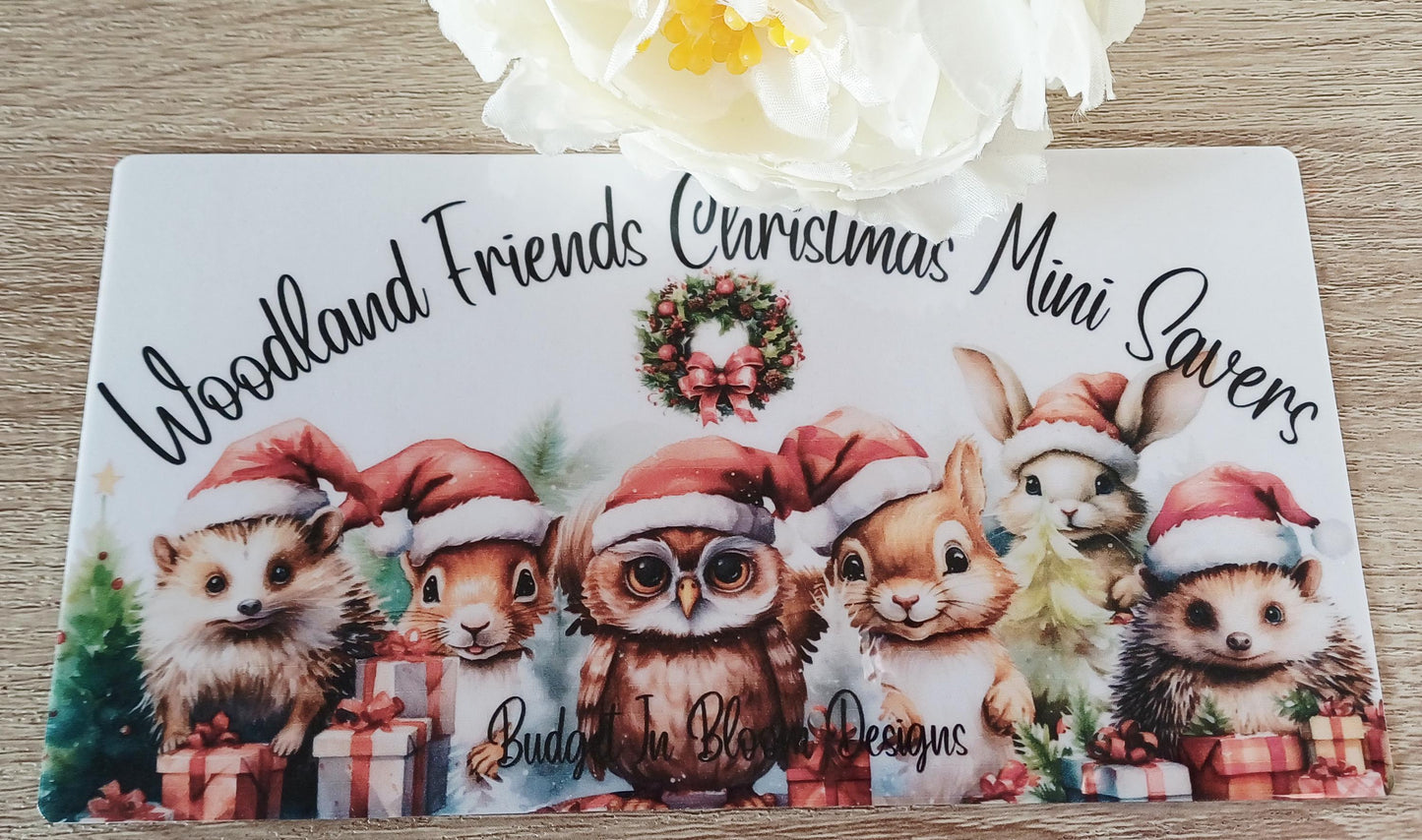 Woodland Friends Christmas Mini Savers Saving Challenge