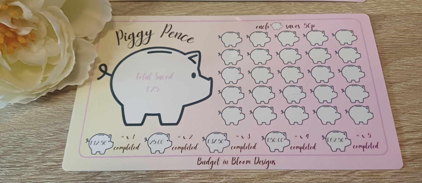 Piggy Pence Savings Challenge