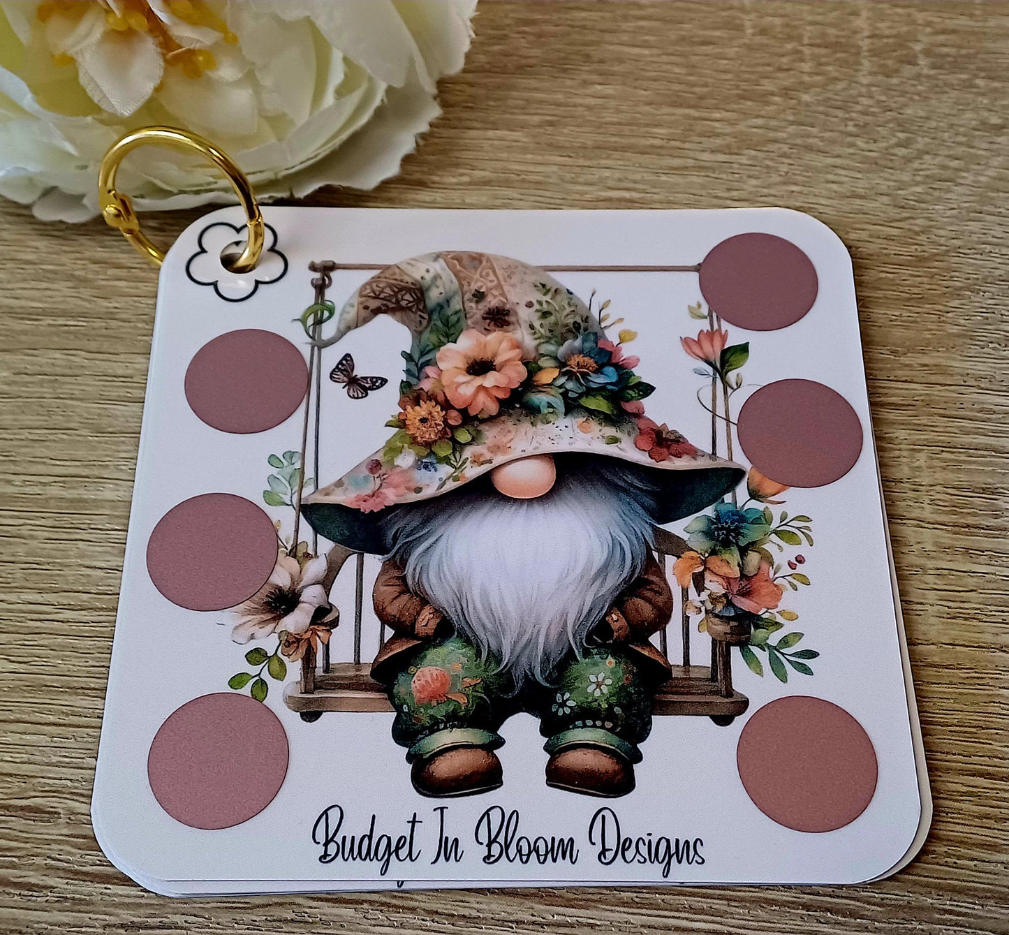 Floral Gonks Roll 'n' Scratch Savings Challenge (Copy)