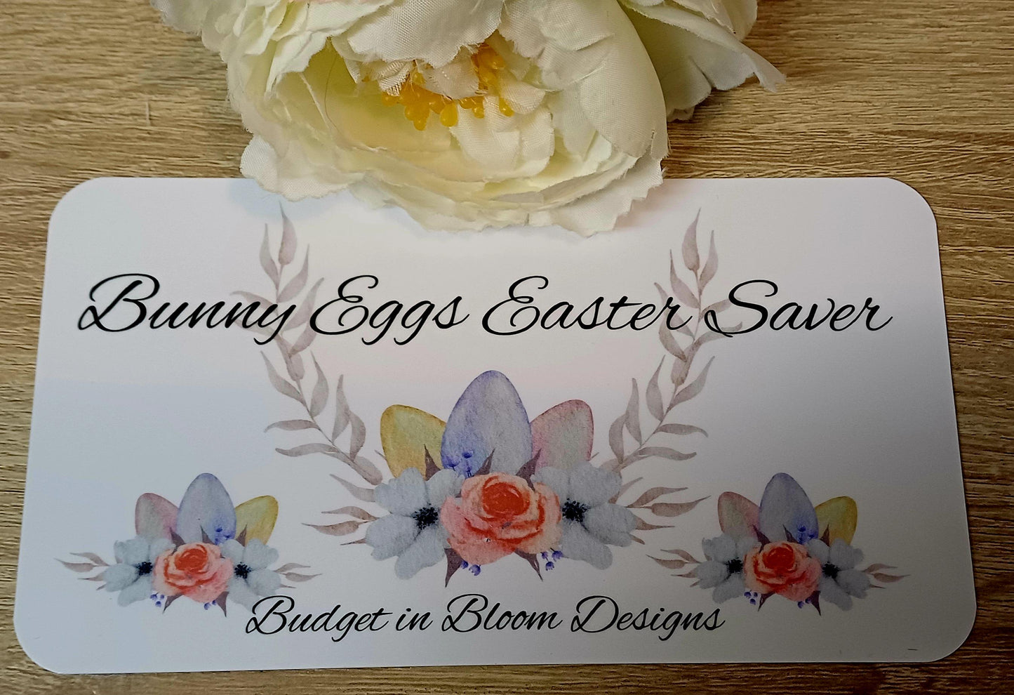 Bunny Eggs Easter Themed Savings Challenges