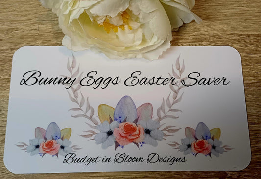 Bunny Eggs Easter Themed Savings Challenges