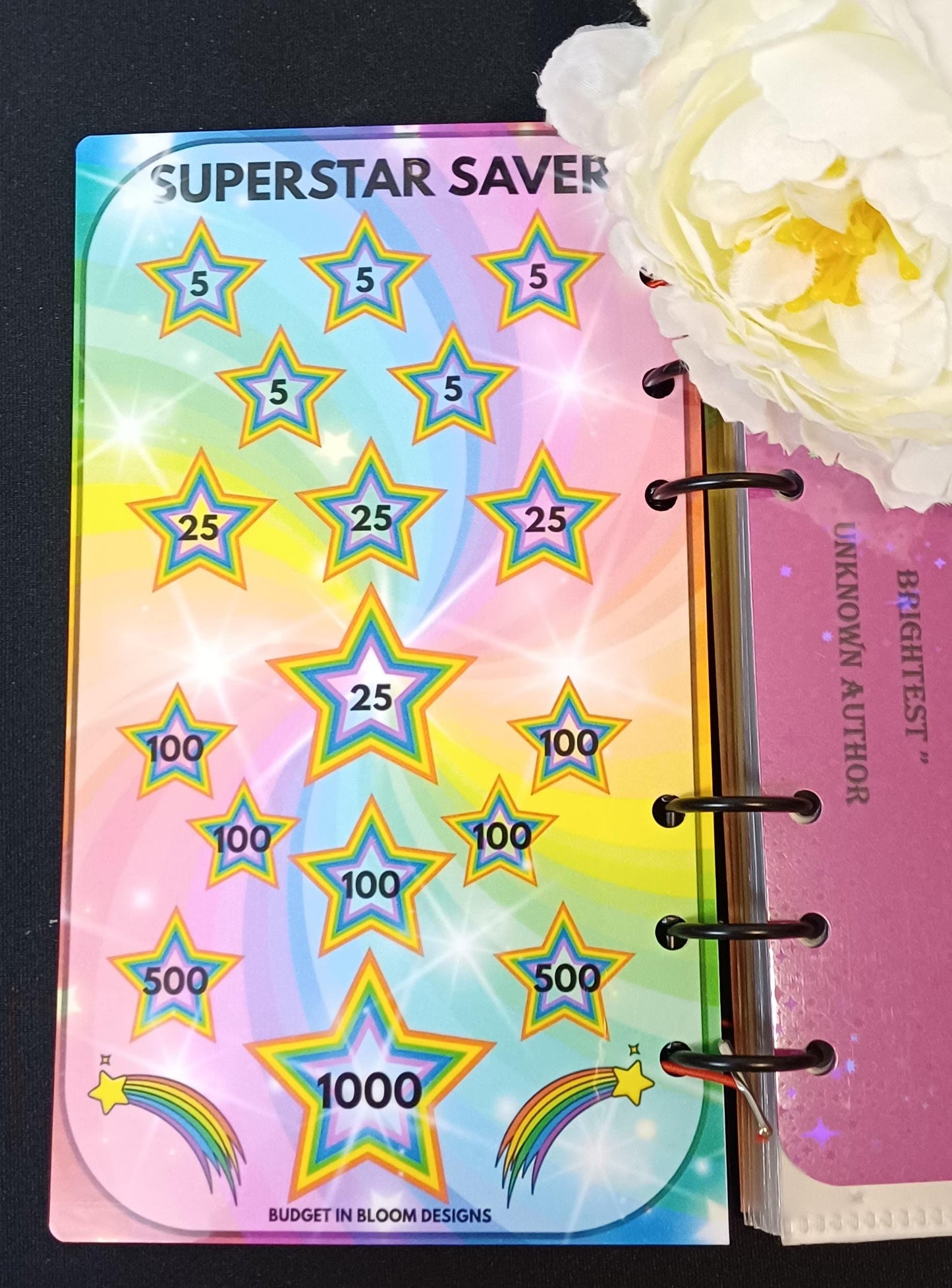 Super Star Saver - Money Saving Challenge Binder