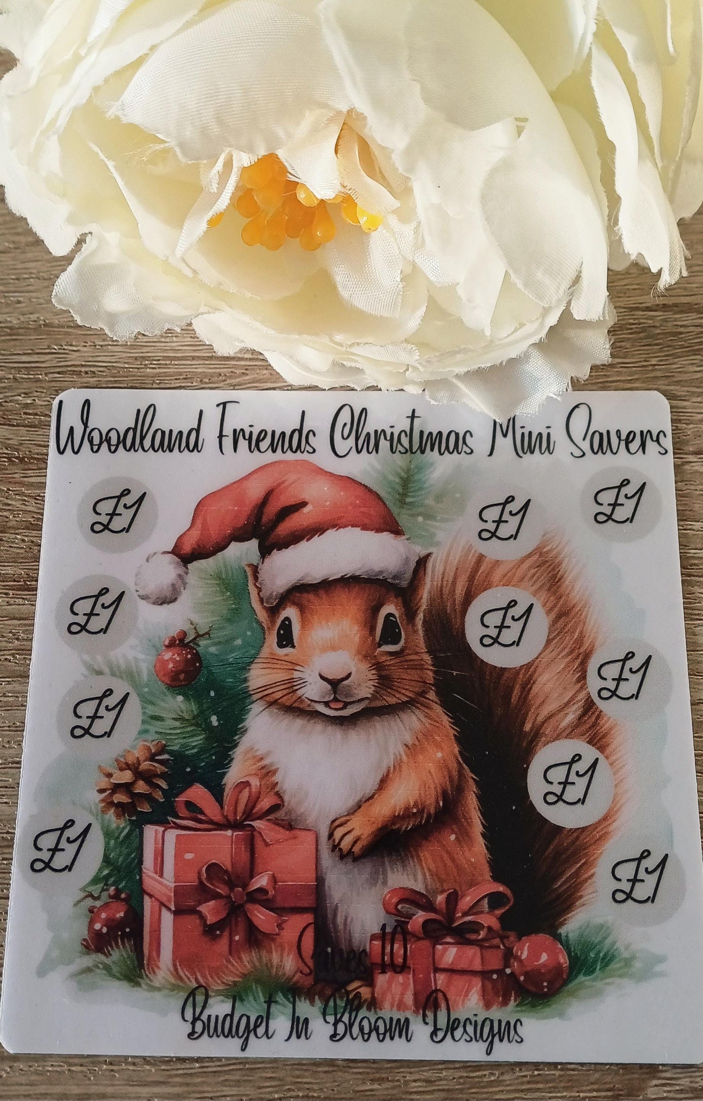 Woodland Friends Christmas Mini Savers Saving Challenge
