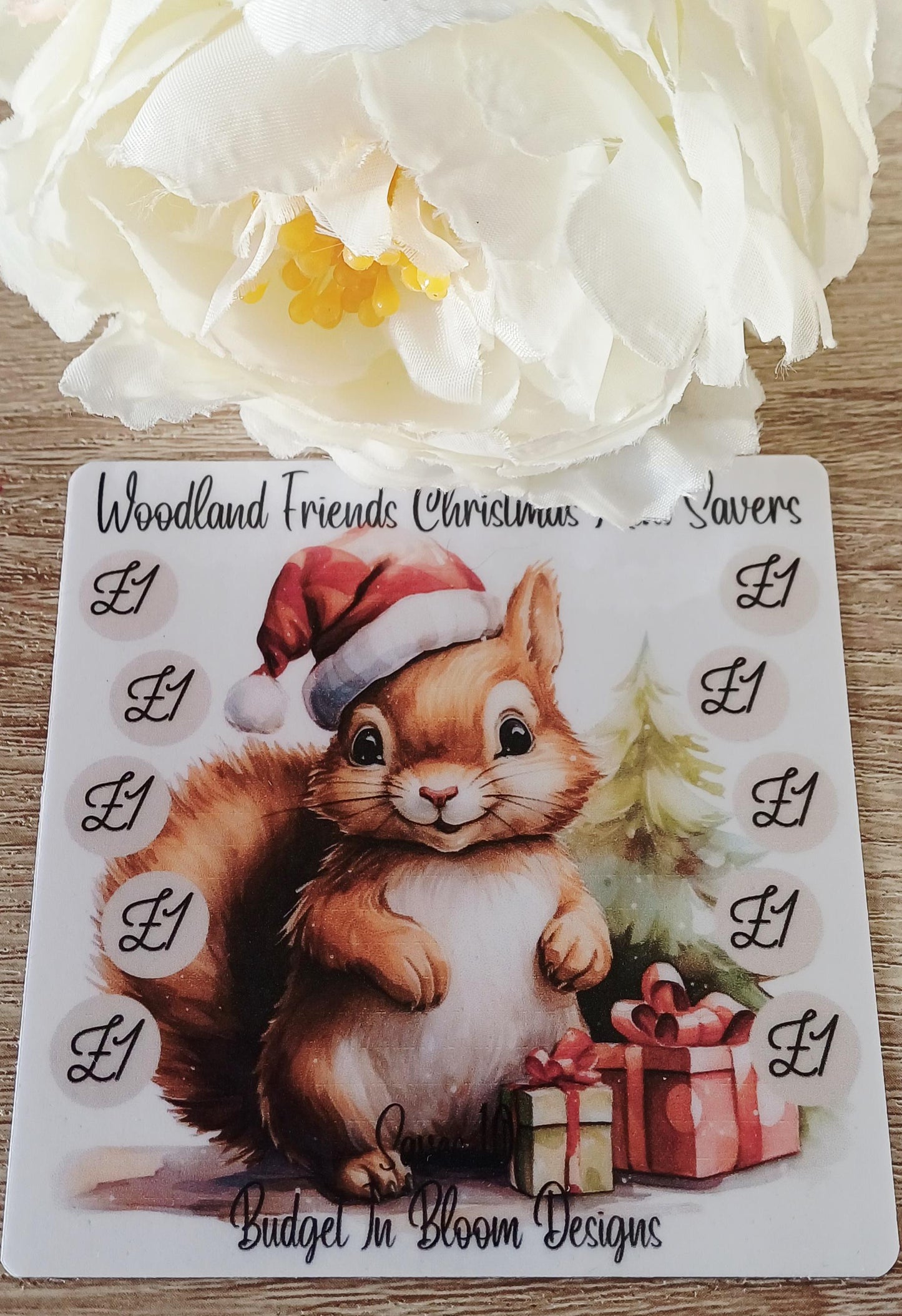 Woodland Friends Christmas Mini Savers Saving Challenge