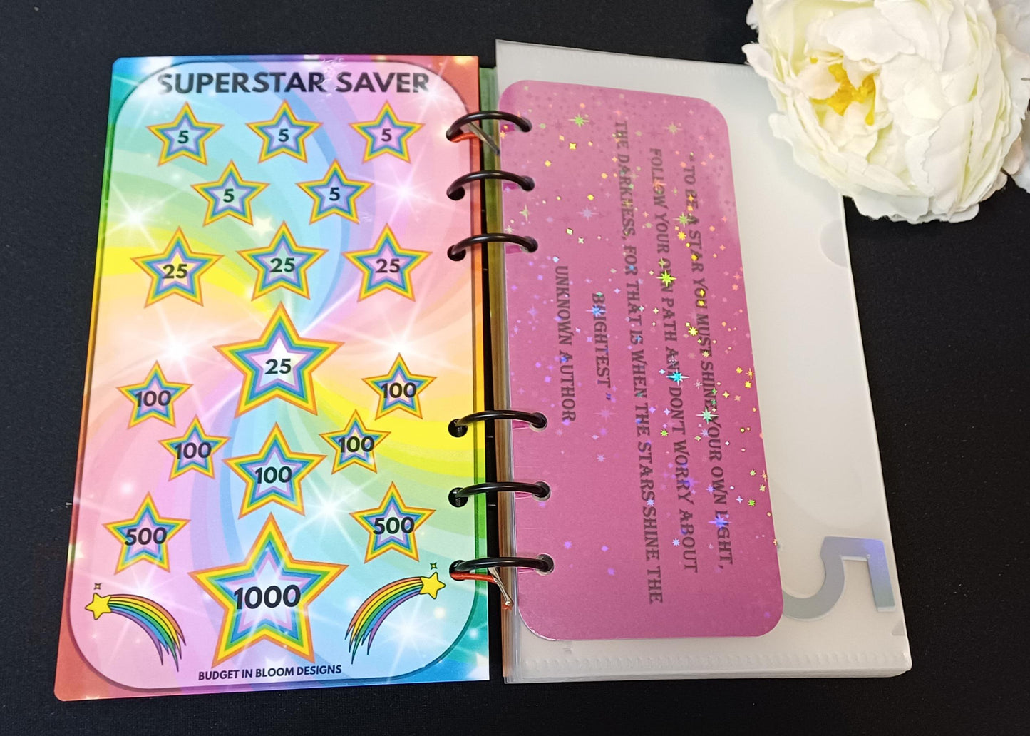 Super Star Saver - Money Saving Challenge Binder