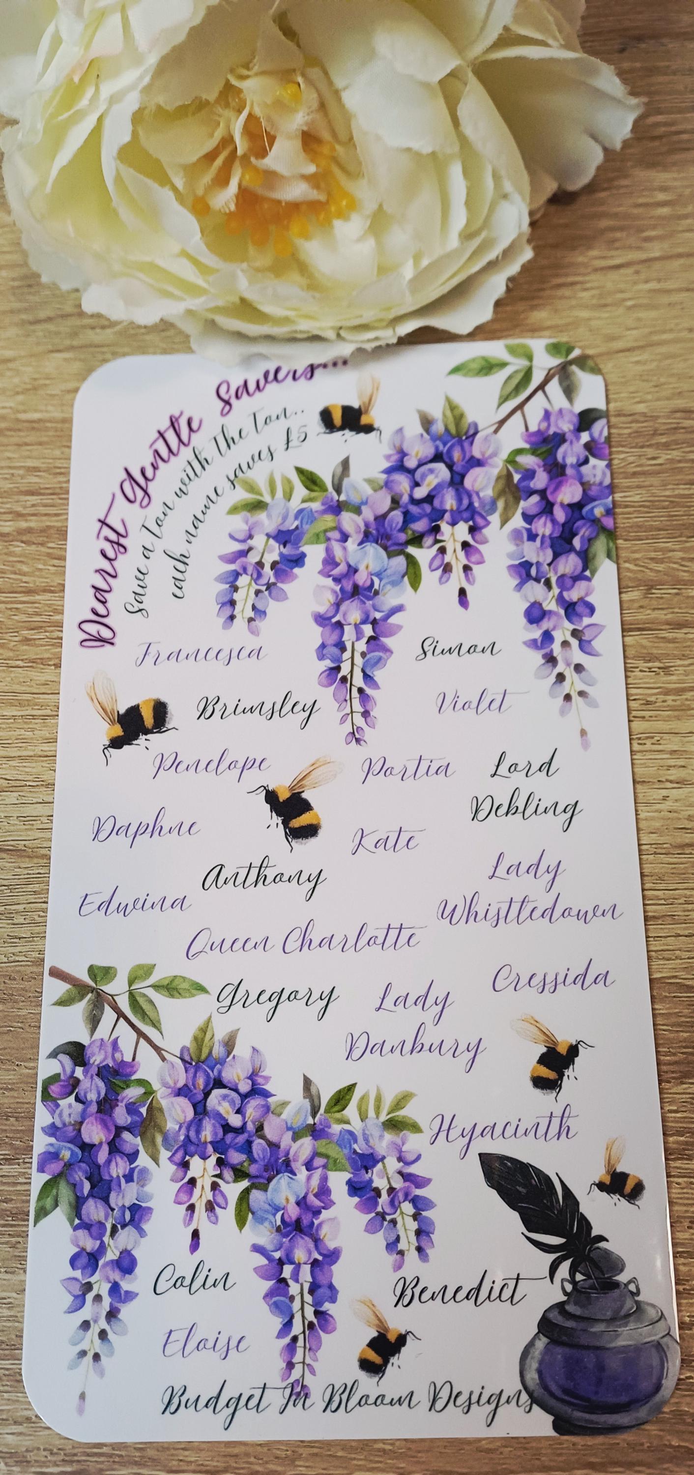 Dearest Gentle Savers - Themed Money Saving Challenge