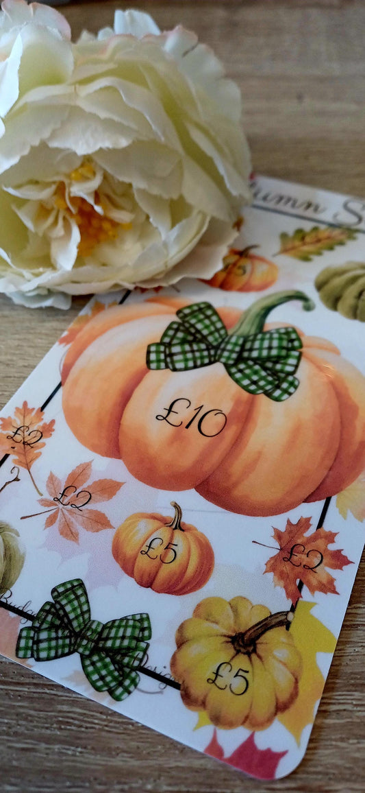 Autumn Saver Savings Challenge