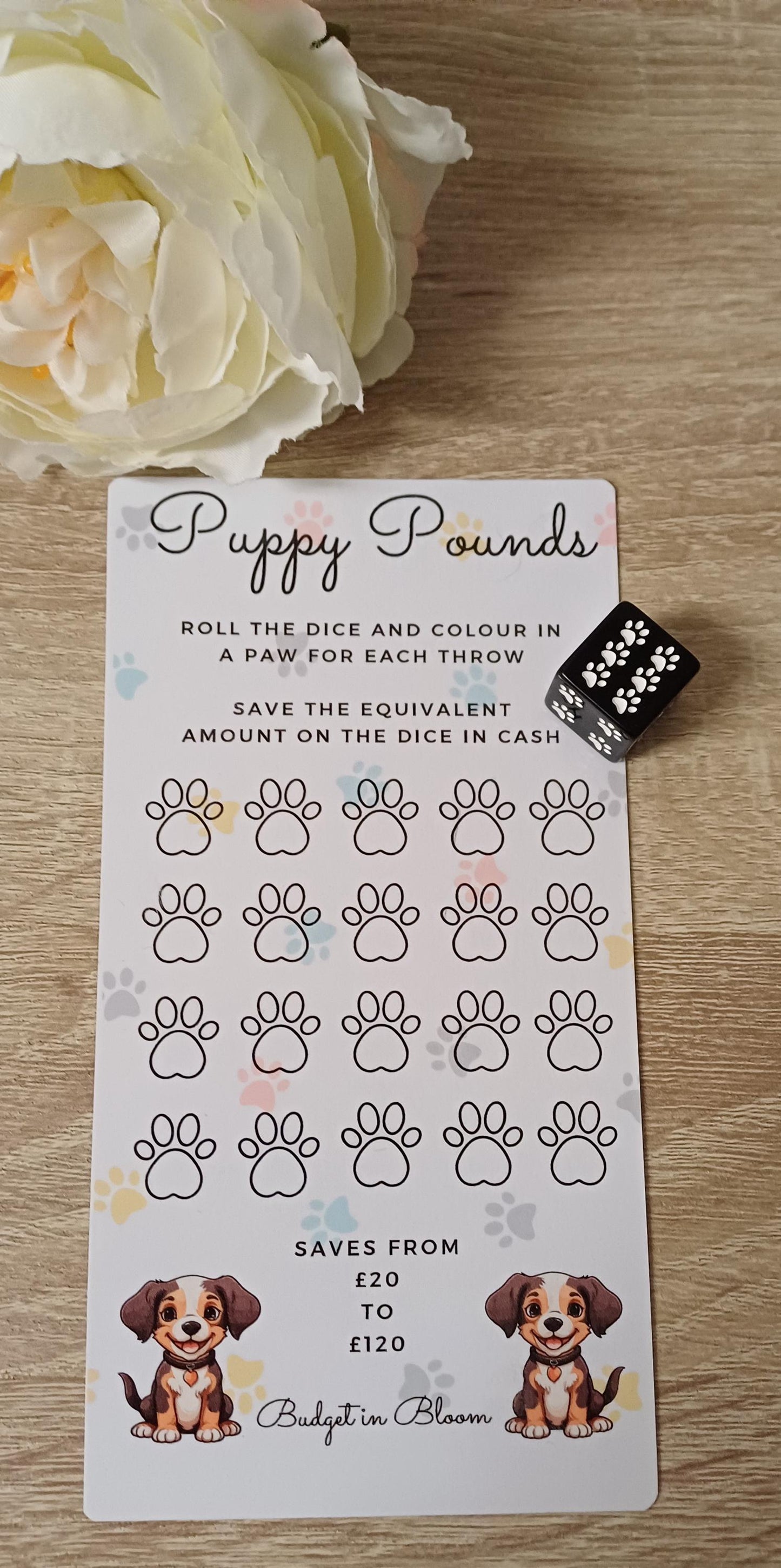 Puppy Pounds Savings Challenge