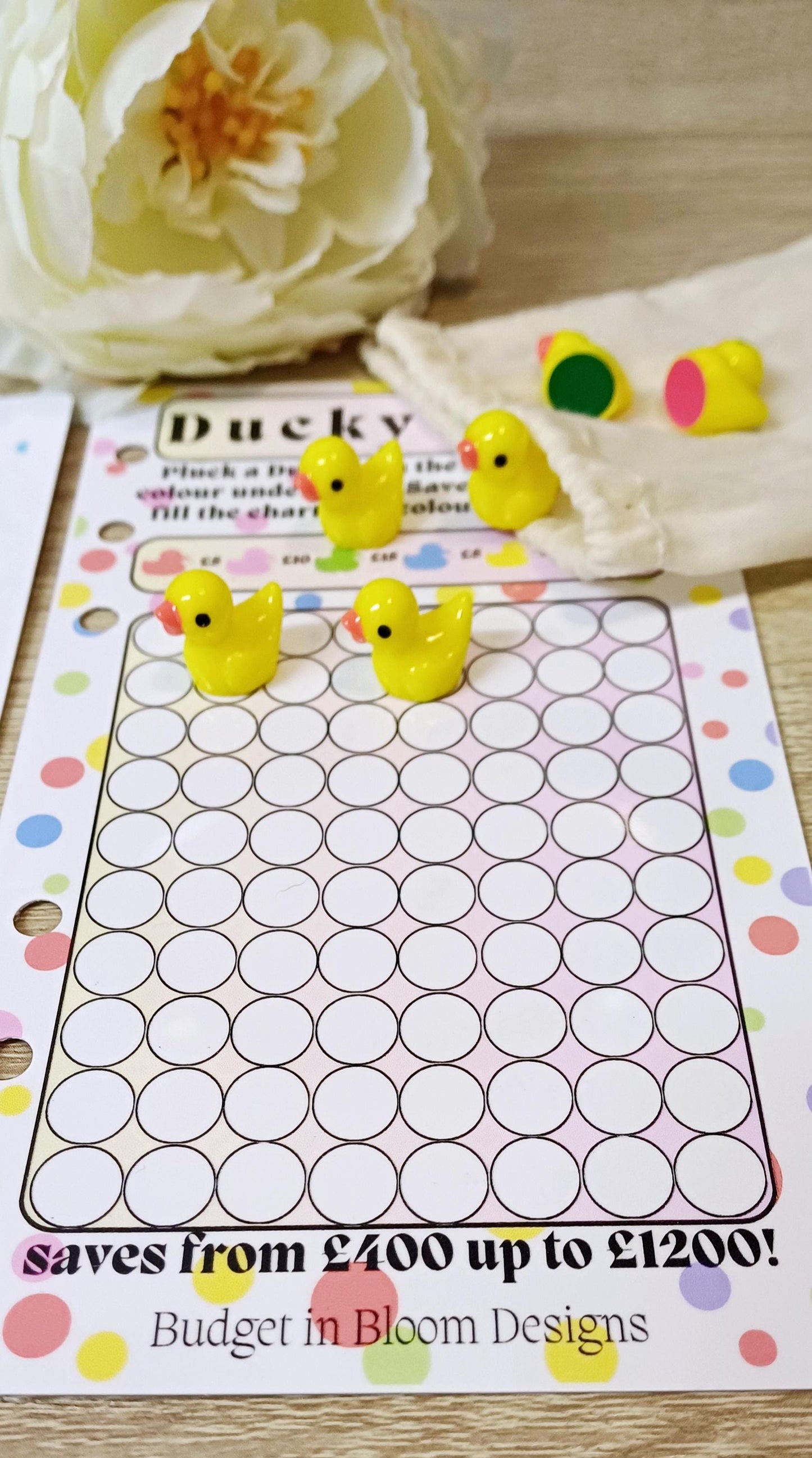 Ducky Dots Savings Challenge