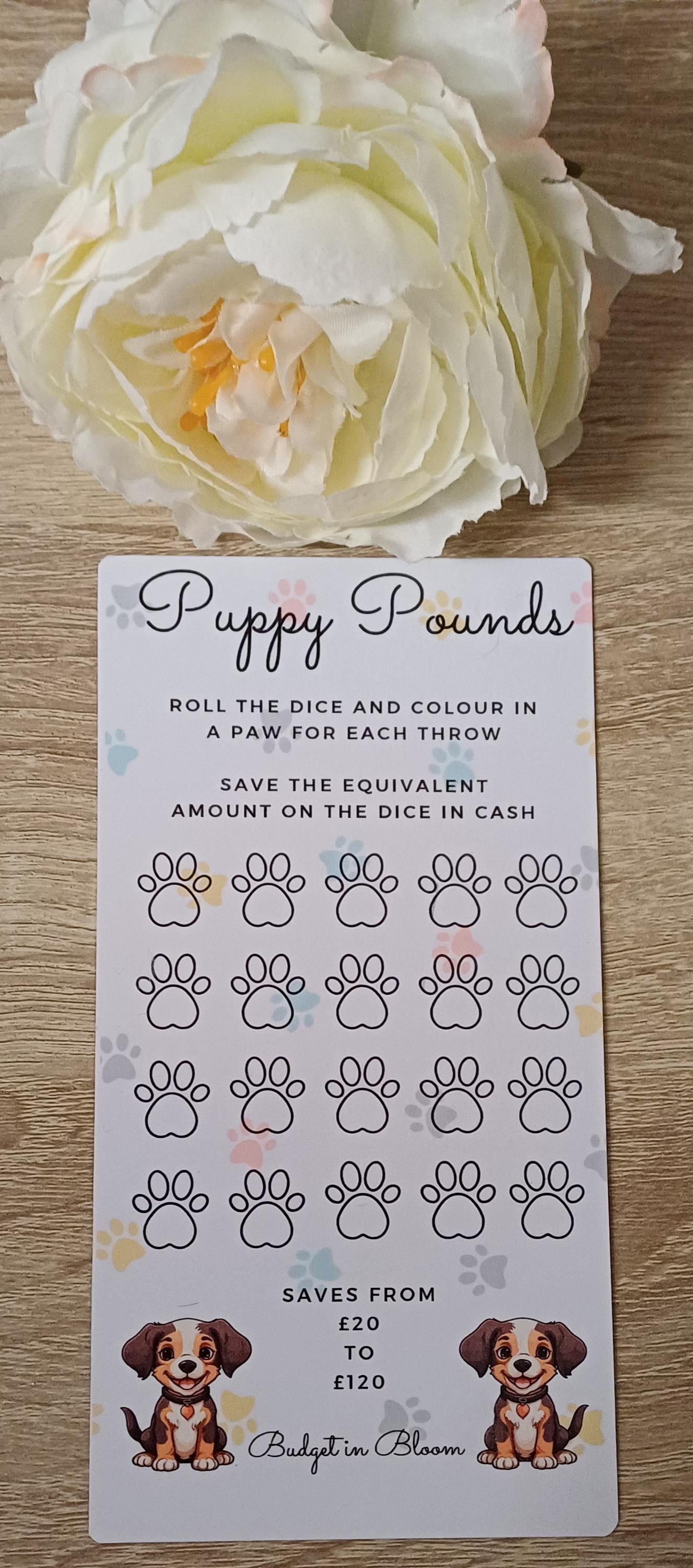 Puppy Pounds Savings Challenge