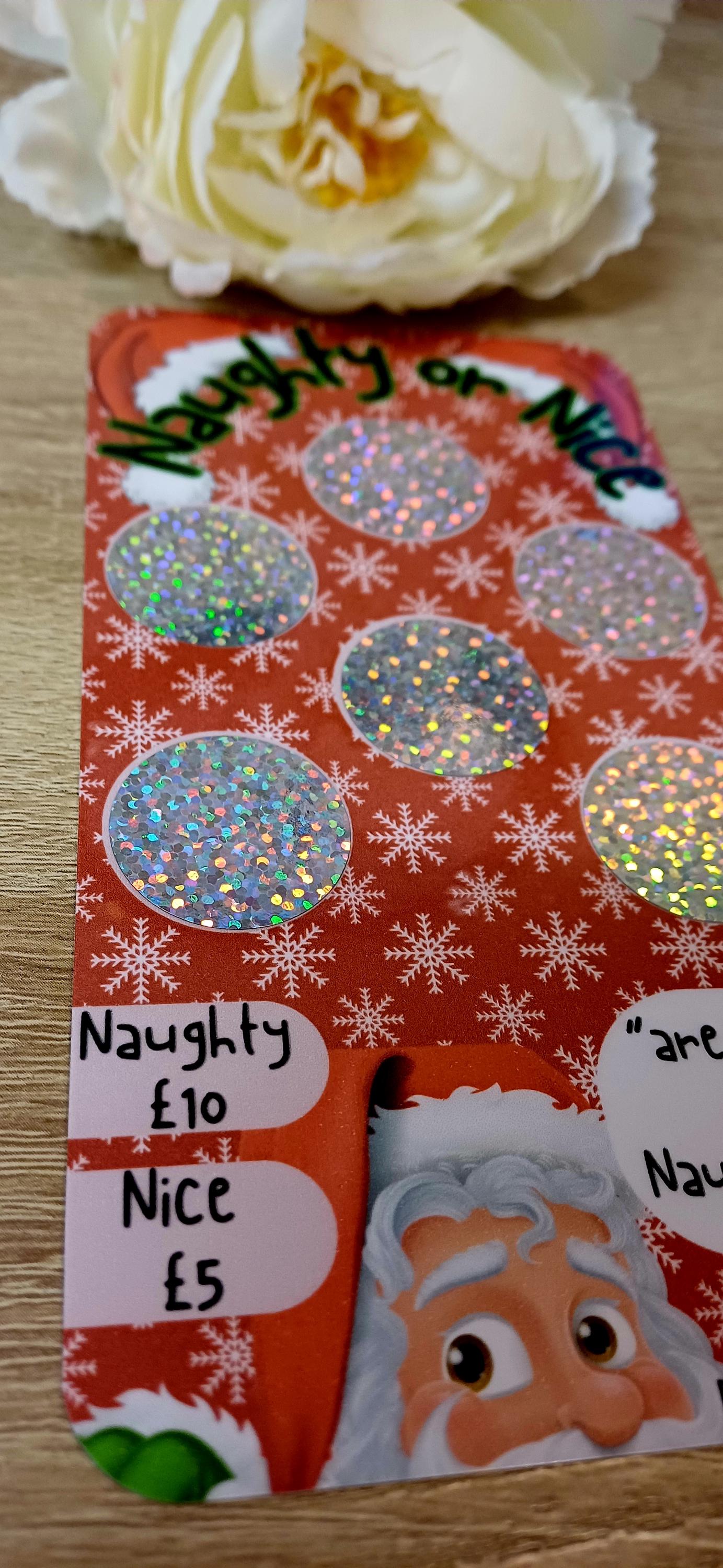 Naughty or Nice - Scratch Off Money Savings Challenge