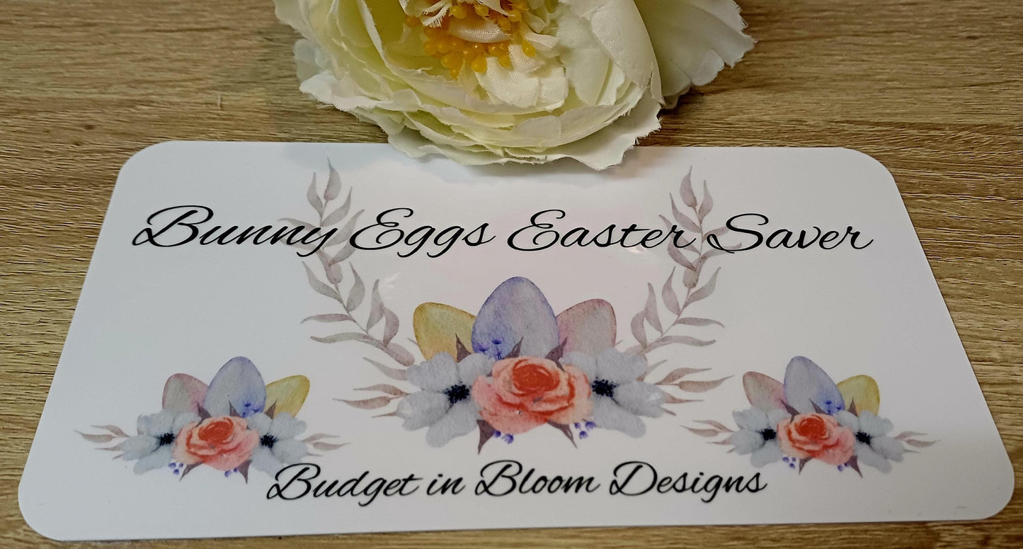 Bunny Eggs Easter Themed Savings Challenges