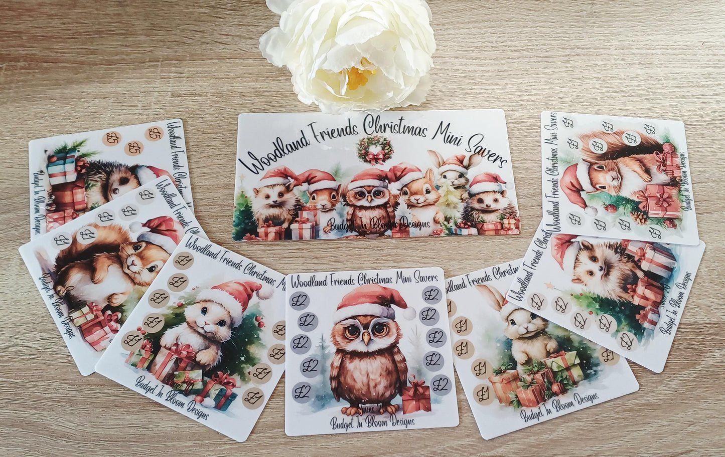 Woodland Friends Christmas Mini Savers Saving Challenge