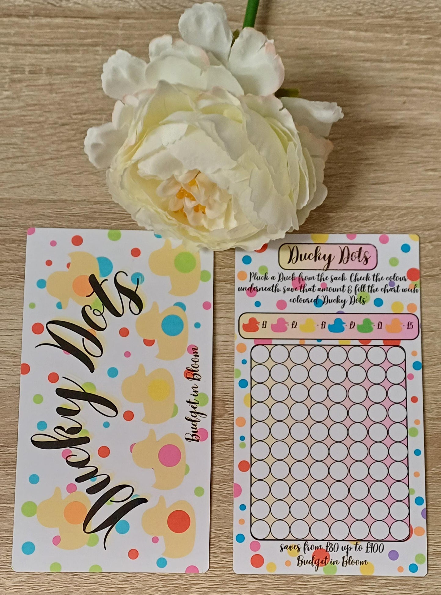 Ducky Dots Savings Challenge