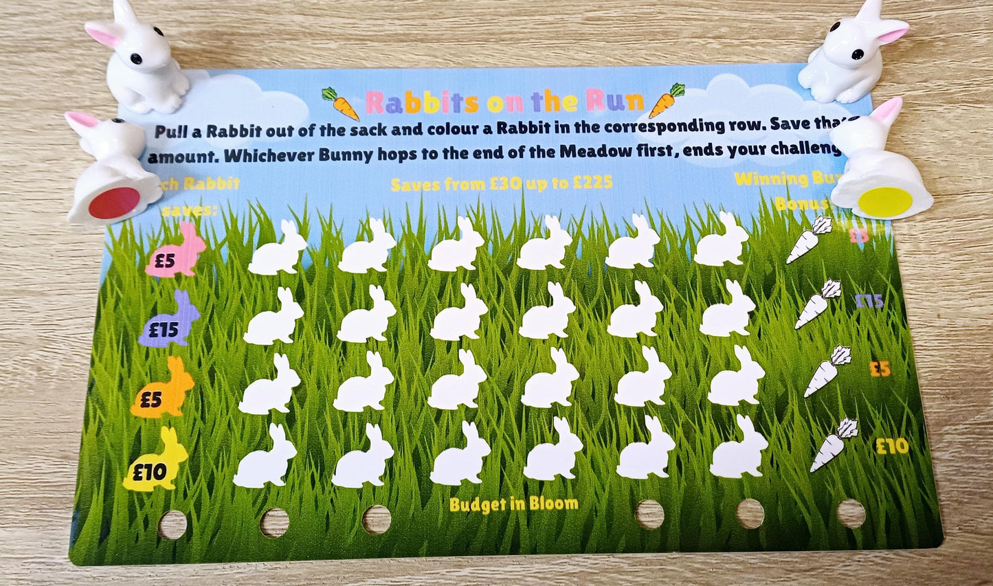 Rabbits On The Run Savings Challenge