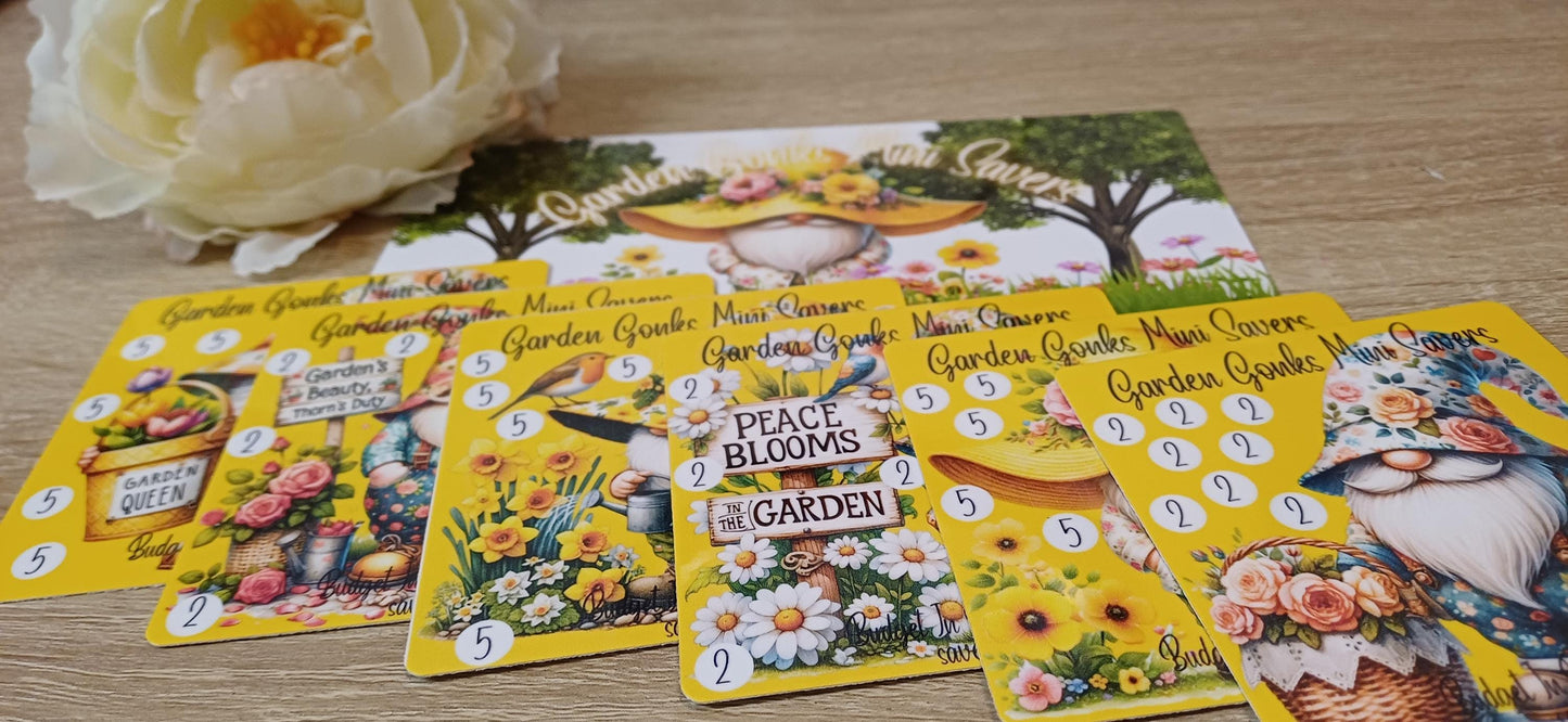 Garden Gonks Mini Savers Saving Challenge