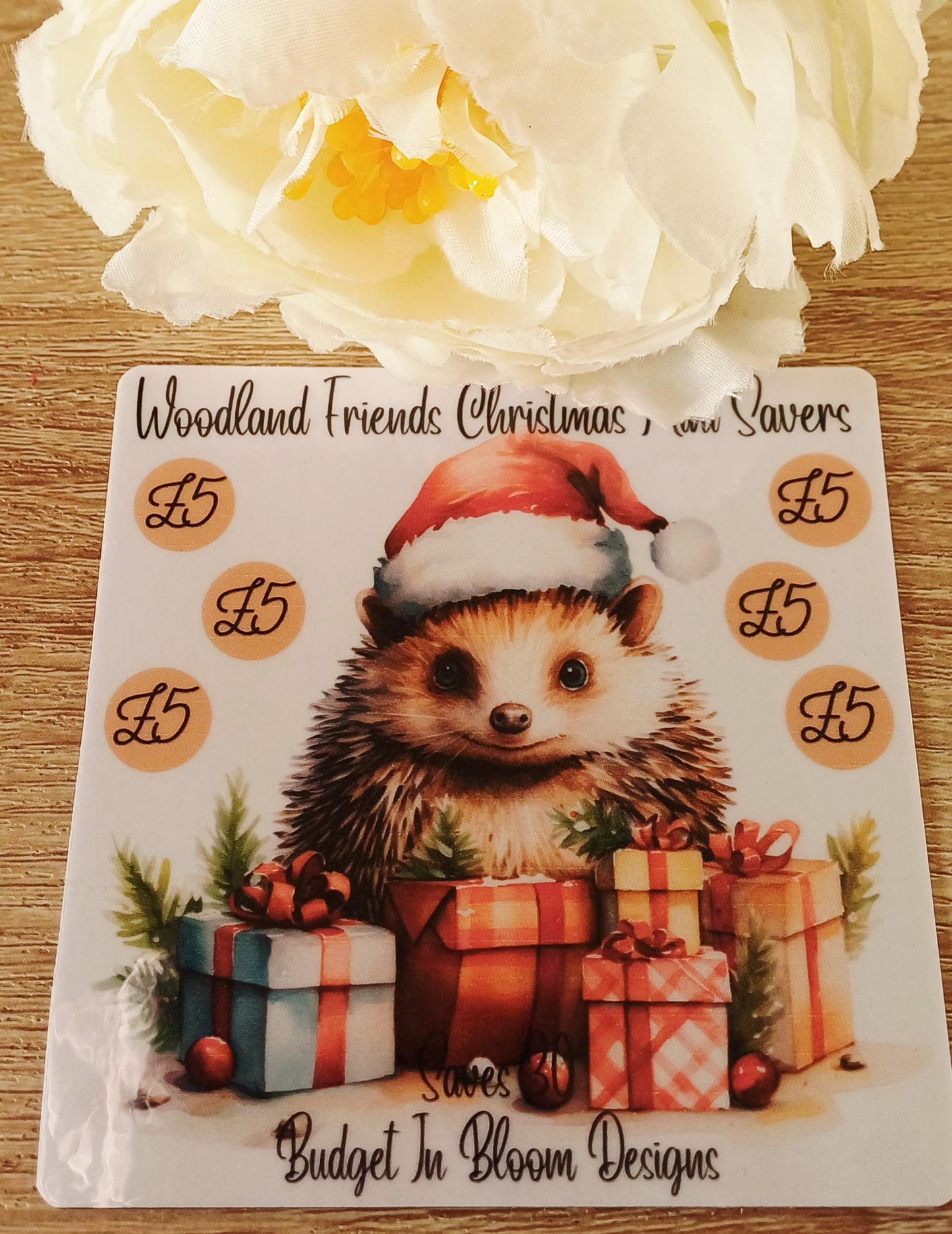 Woodland Friends Christmas Mini Savers Saving Challenge