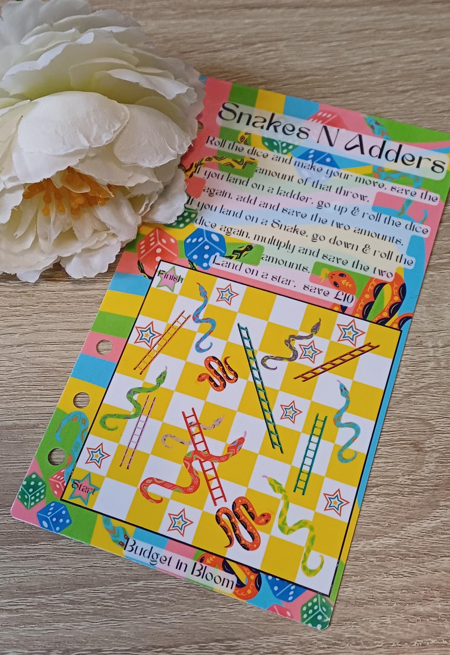 Snakes 'N' Adders Savings Challenge