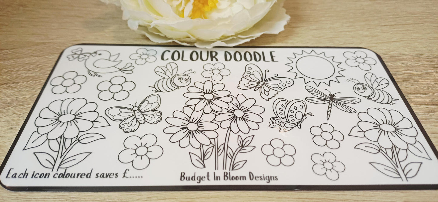 Colour Doodle - Money Savings Challenge