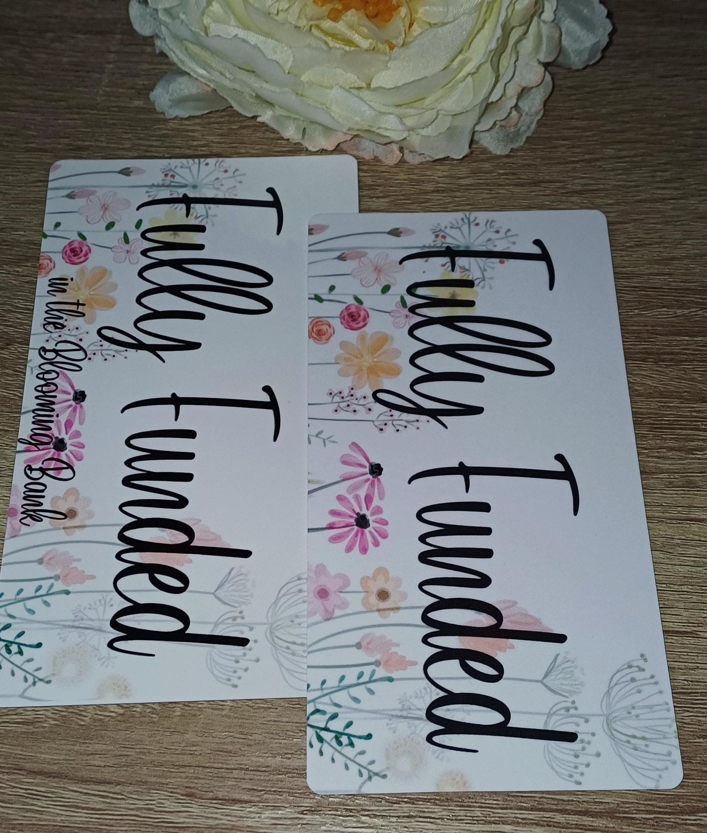 Pretty Floral Cash Placeholders
