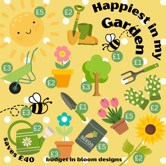 Happiest In My Garden Mini Savings Challenge