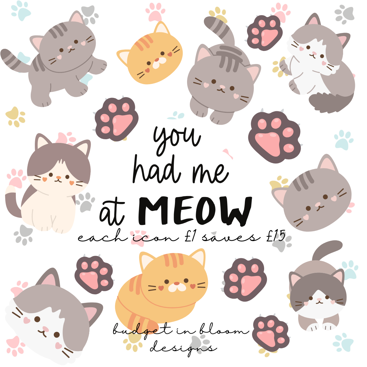 You Had Me At Meow Mini Saving Challenge