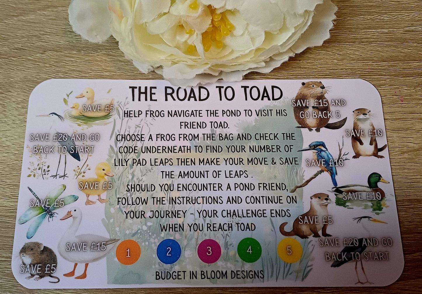 The Road To Toad Money Saving Challenge