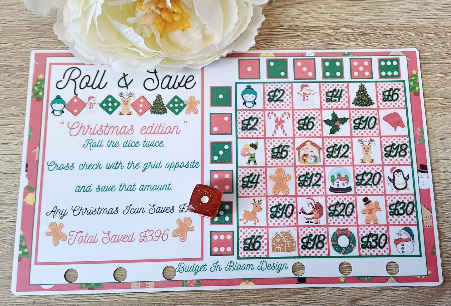 Roll & Save "Christmas Edition" Savings Challenge