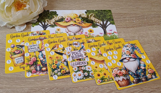 Garden Gonks Mini Savers Saving Challenge