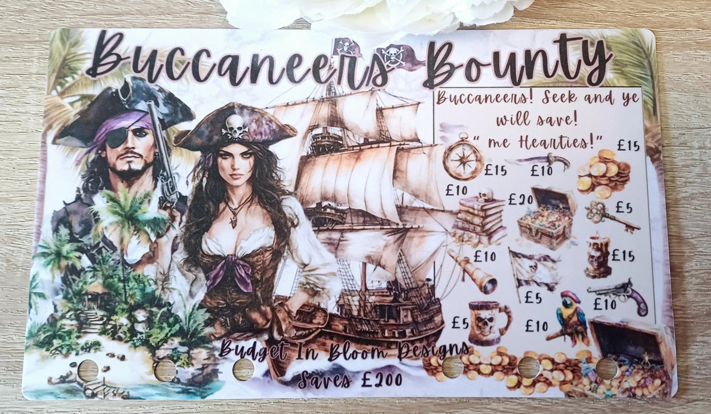 Buccaneers Bounty - Scratch Off Saving Challenge