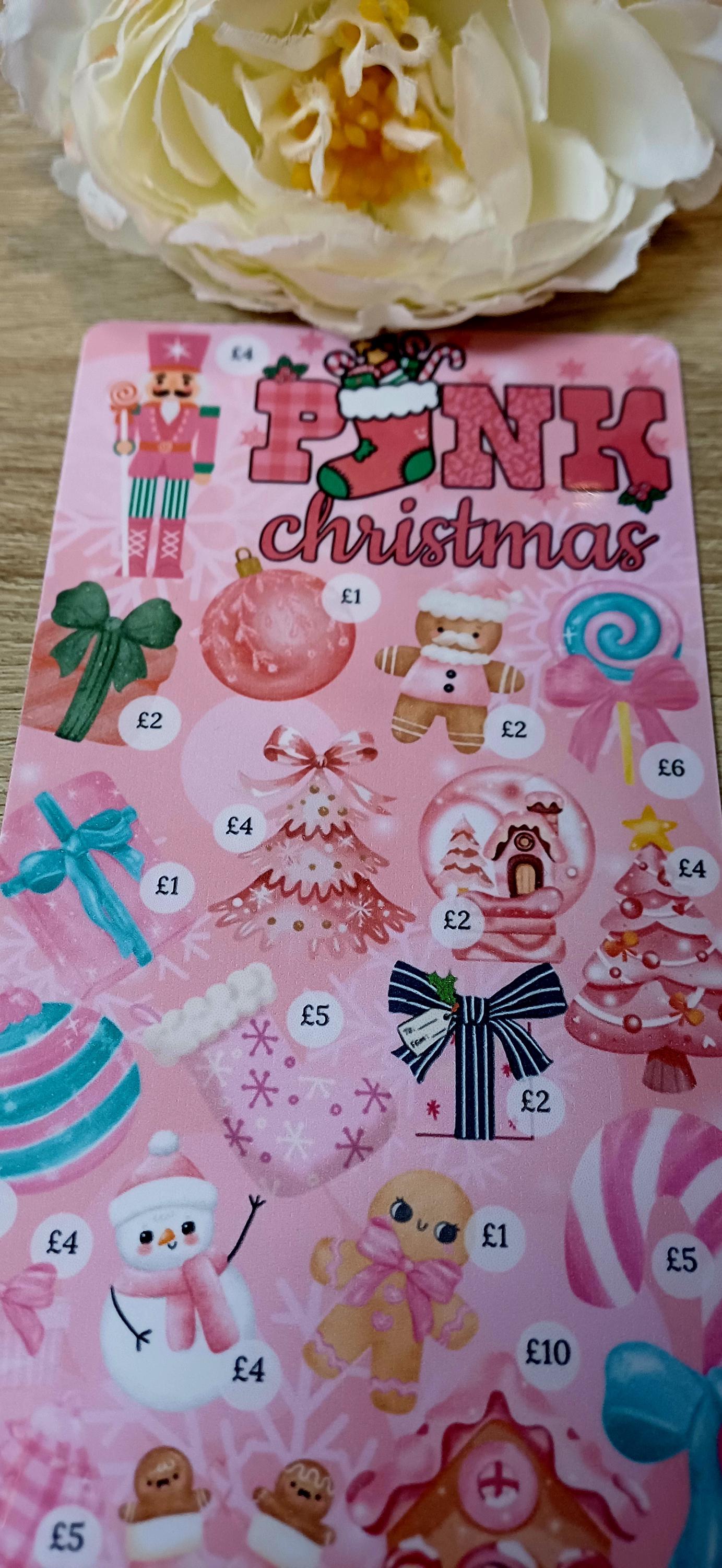 Pink Christmas Money Saving Challenge