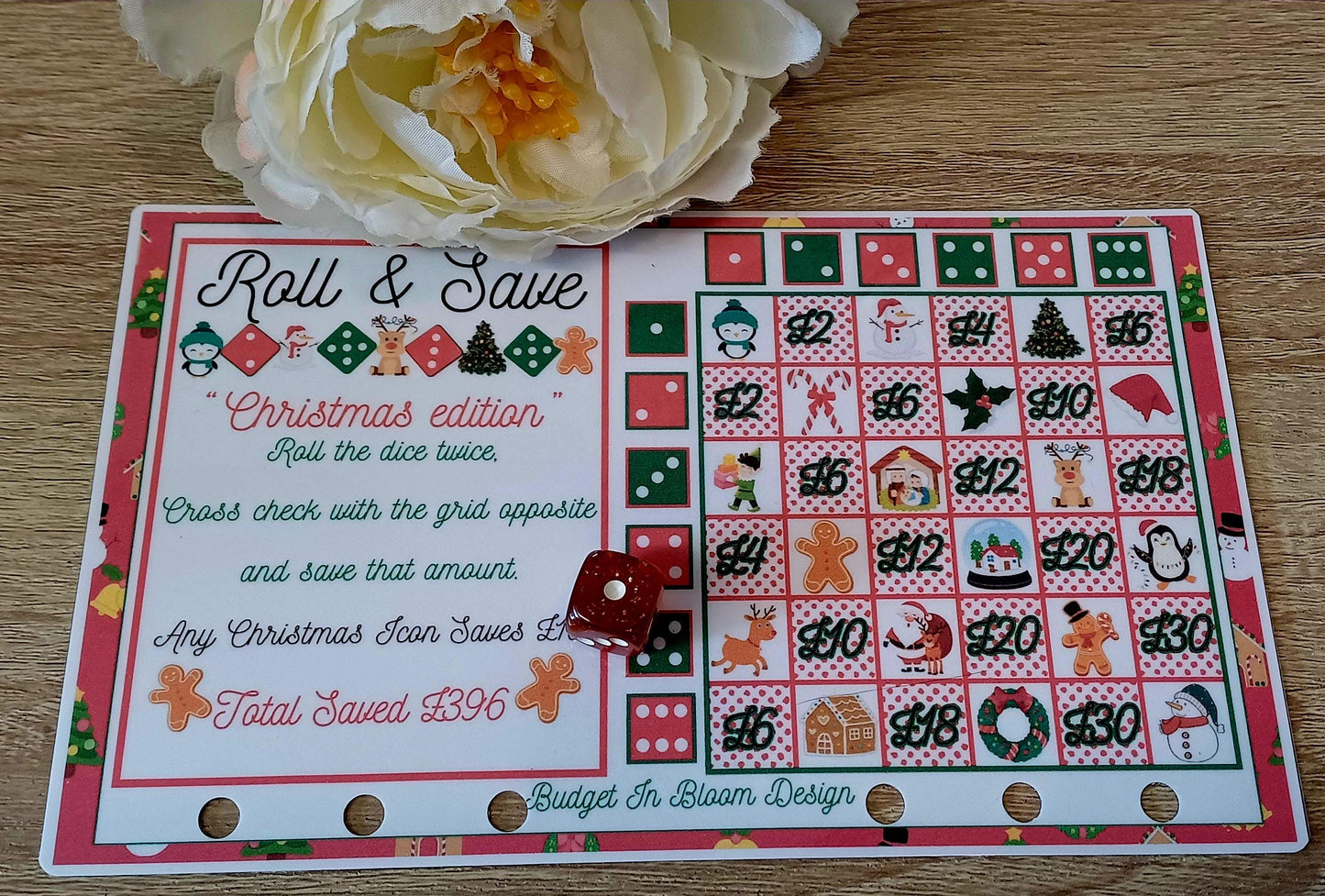 Roll & Save "Christmas Edition" Savings Challenge