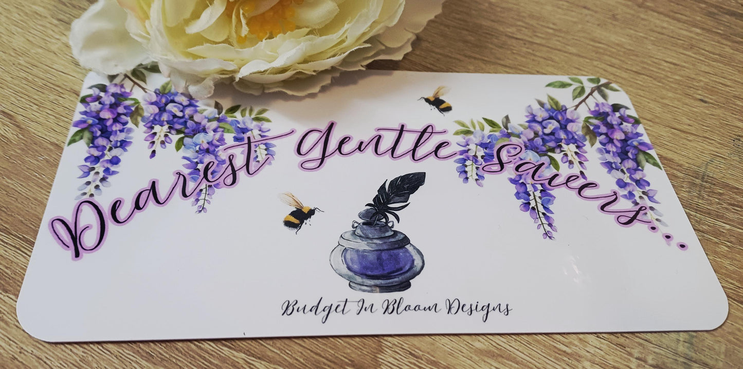 Dearest Gentle Savers - Themed Money Saving Challenge