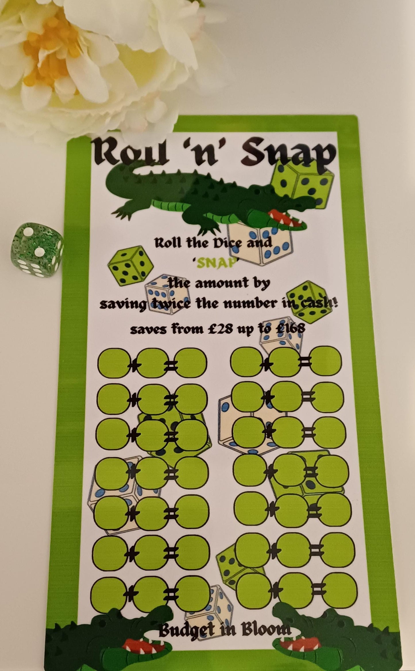 Roll 'N' Snap Savings Challenge